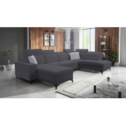 U-shaped corner sofa Alto VI Mix with sleeping function – comfort and modern design