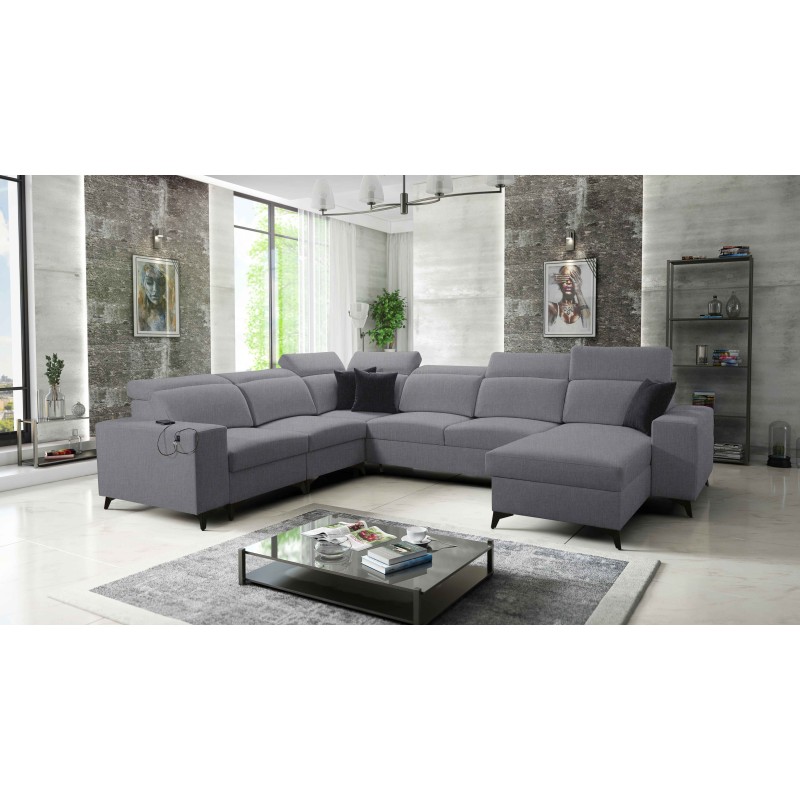Alto VIII Mix U-shaped corner sofa with a sleeping function - perfect for the living room and bedroom