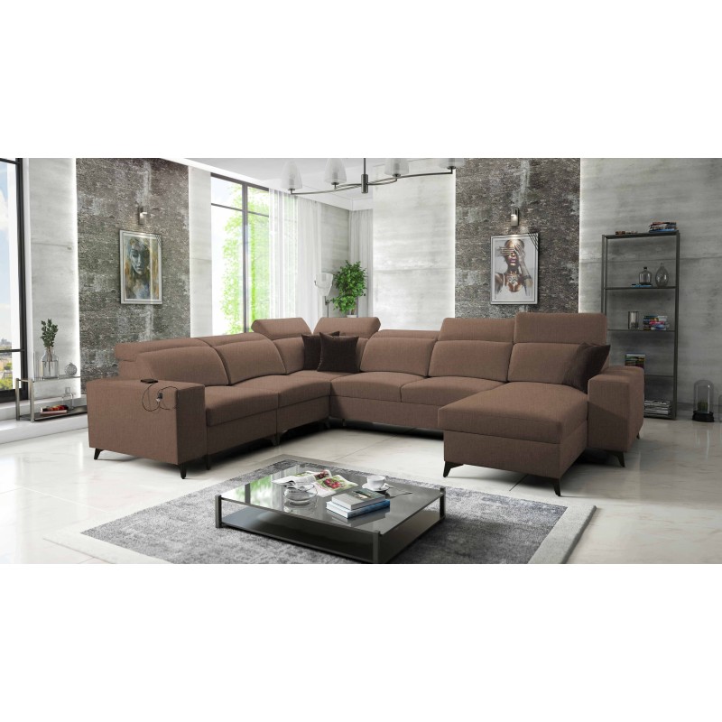 Alto VIII Mix U-shaped corner sofa with a sleeping function - perfect for the living room and bedroom