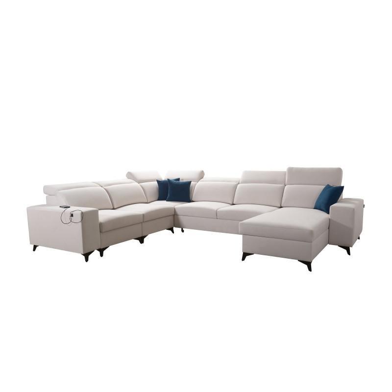 Esquinero en forma de U Alto VIII Mix con función de cama - ideal para la sala de estar y el dormitorio. Esquinero en forma de U Alto VIII Mix con función de cama - ideal para la sala de estar y el dormitorio.