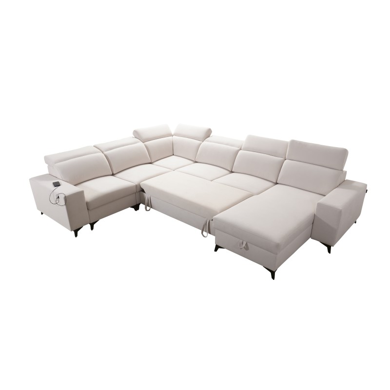 Esquinero en forma de U Alto VIII Mix con función de cama - ideal para la sala de estar y el dormitorio. Esquinero en forma de U Alto VIII Mix con función de cama - ideal para la sala de estar y el dormitorio.
