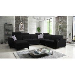 U-förmiges Sofa Alto VIII Mix mit Schlaffunktion - ideal für Wohnzimmer und Schlafzimmer