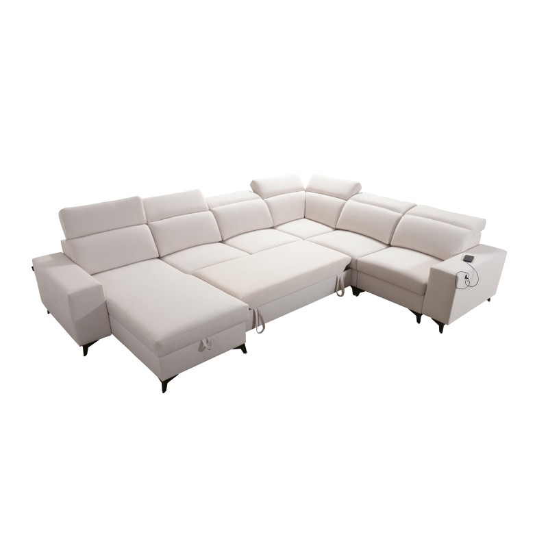 Esquinero en forma de U Alto VIII Mix con función de cama - ideal para la sala de estar y el dormitorio. Esquinero en forma de U Alto VIII Mix con función de cama - ideal para la sala de estar y el dormitorio.
