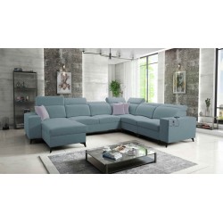 U-förmiges Sofa Alto VIII Mix mit Schlaffunktion - ideal für Wohnzimmer und Schlafzimmer