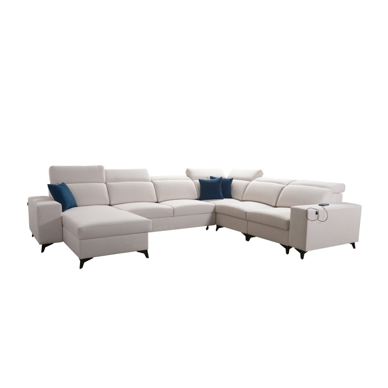 Esquinero en forma de U Alto VIII Mix con función de cama - ideal para la sala de estar y el dormitorio. Esquinero en forma de U Alto VIII Mix con función de cama - ideal para la sala de estar y el dormitorio.