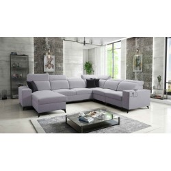 U-förmiges Sofa Alto VIII Mix mit Schlaffunktion - ideal für Wohnzimmer und Schlafzimmer