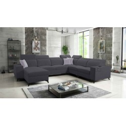 U-förmiges Sofa Alto VIII Mix mit Schlaffunktion - ideal für Wohnzimmer und Schlafzimmer