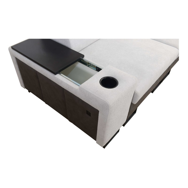 Esquina Prestige XII Maxi con función para dormir, puerto USB en tela Suave al tacto, Freya 210.18 + Tauro 8207 | Tu salón en un Esquina Prestige XII Maxi con función para dormir, puerto USB en tela Suave al tacto, Freya 210.18 + Tauro 8207 | Tu salón en un