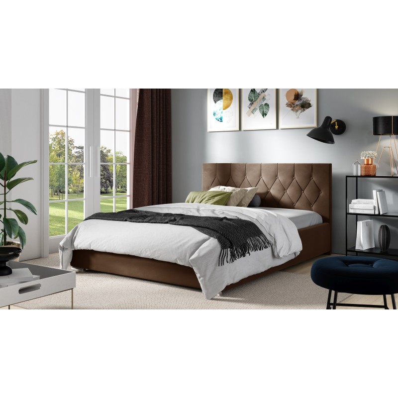 Polsterbett Prestige mit Bettkasten Plusz, Alova 20 - Eleganz und Komfort in Ihrem Schlafzimmer