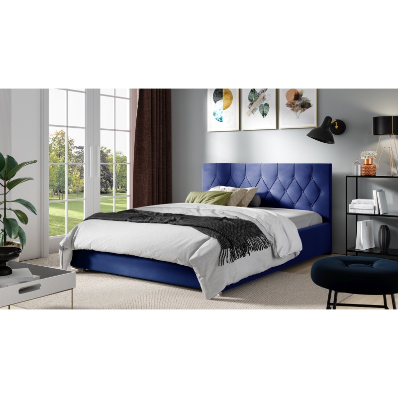 Prestige upholstered bed with storage for bedding Plusz, Alova 12 - Elegance and comfort in your bedroom Prestige upholstered bed with storage for bedding Plusz, Alova 12 - Elegance and comfort in your bedroom