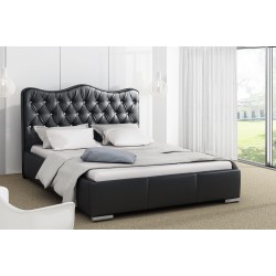 Cama tapizada Palermo con contenedor para ropa de cama de tela Eco cuero, Madrid 9100 | Lujo y comodidad para dormir Cama tapizada Palermo con contenedor para ropa de cama de tela Eco cuero, Madrid 9100 | Lujo y comodidad para dormir