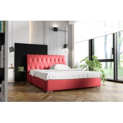 Łóżko tapicerowane Salerno z pojemnikiem na pościel tkanina Eco skóra, Soft 10A | Eleganckie i praktyczne łóżko do Twojej sypial Łóżko tapicerowane Salerno z pojemnikiem na pościel tkanina Eco skóra, Soft 10A | Eleganckie i praktyczne łóżko do Twojej sypial