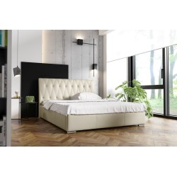 Polsterbett Salerno mit Bettkasten aus Eco-Leder, Soft 33 | Elegantes und praktisches Bett für Ihr Schlafzimmer