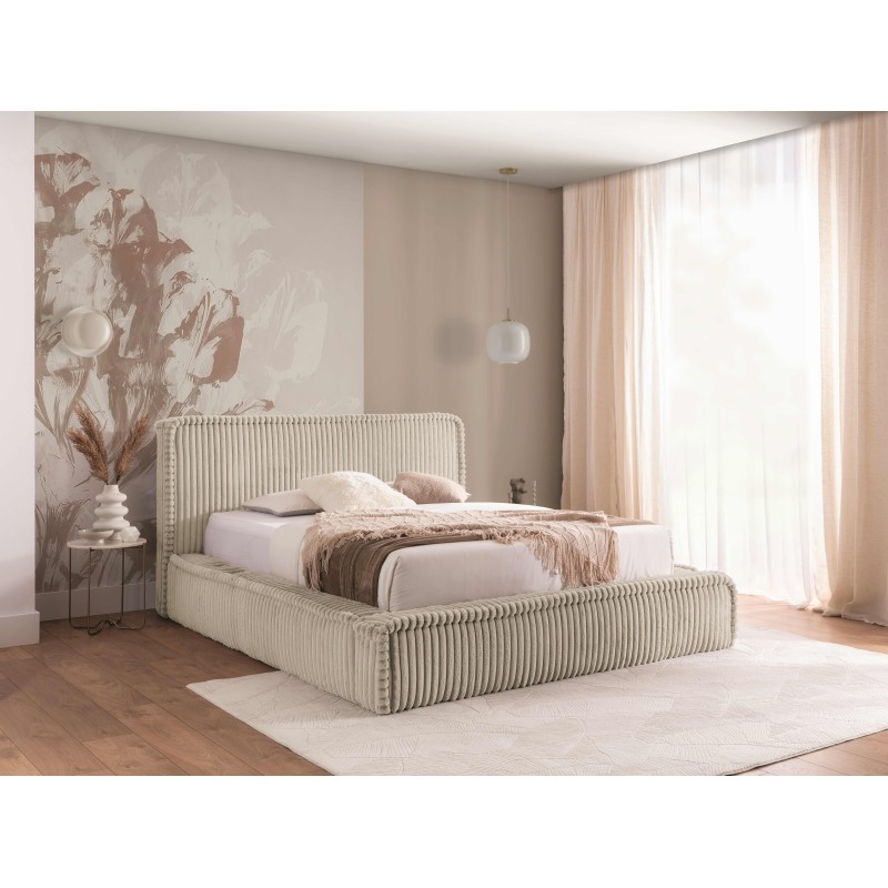 Torino Upholstered Bed with Bedding Storage - Exceptional Comfort and Elegance Torino Upholstered Bed with Bedding Storage - Exceptional Comfort and Elegance