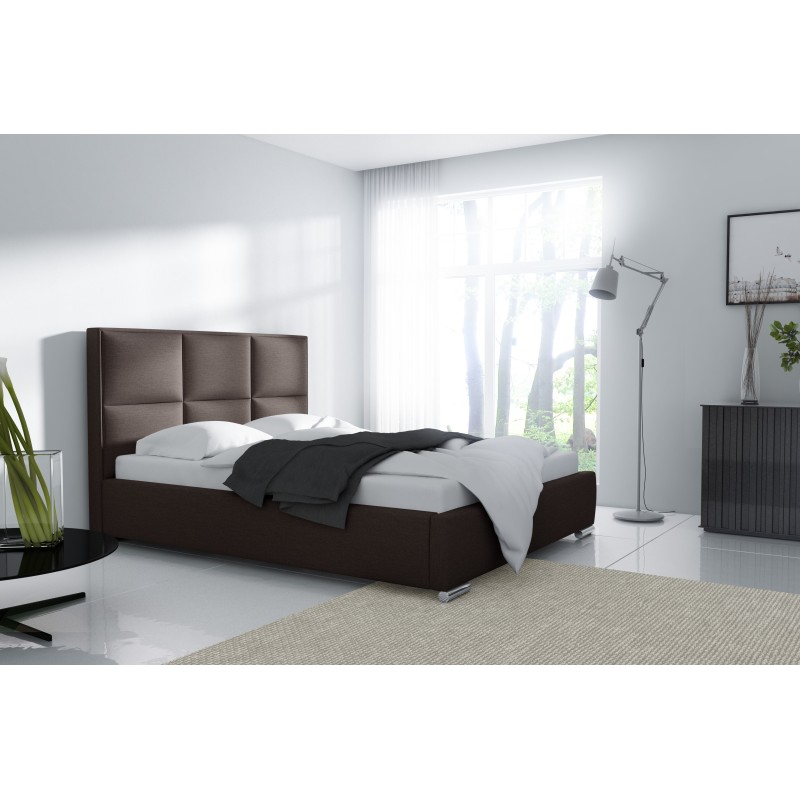 Como upholstered bed with bedding storage - Comfort and style in one Como upholstered bed with bedding storage - Comfort and style in one