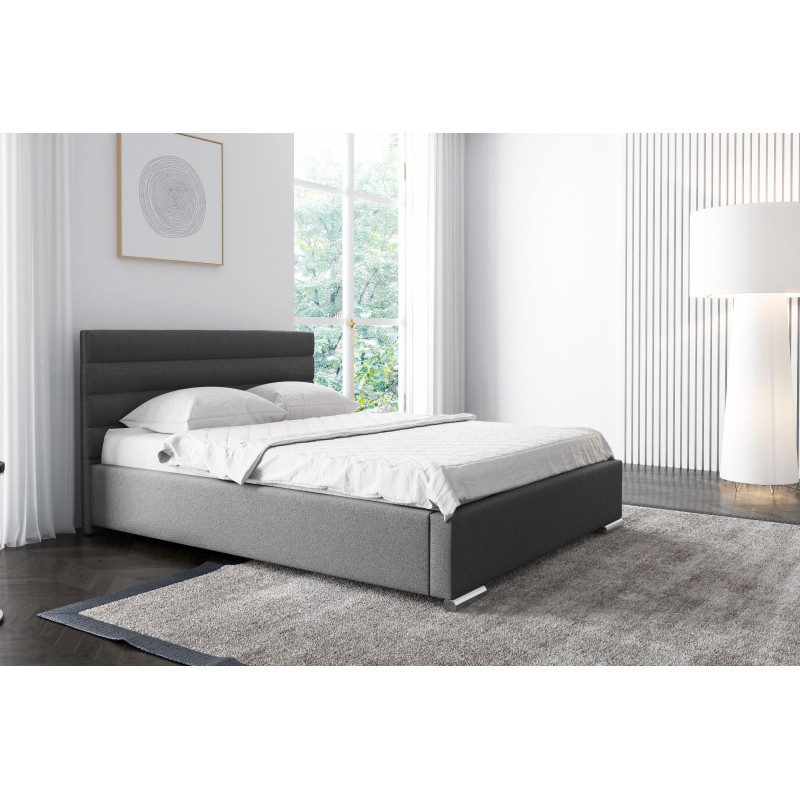 Lucca upholstered bed with a bedding storage – comfort and elegance in one Lucca upholstered bed with a bedding storage – comfort and elegance in one