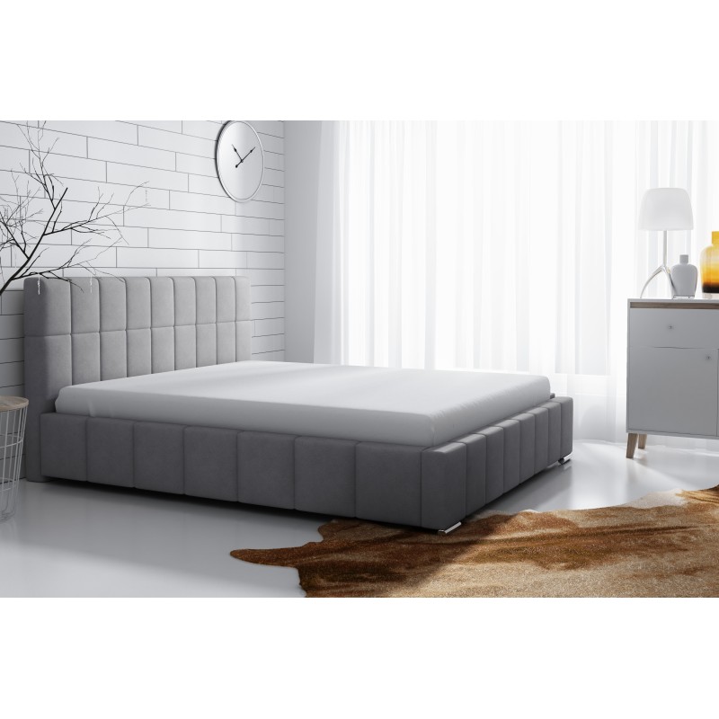Imperia Upholstered Bed with Velvet Bedding Storage, Soro 93 - Elegance and Comfort Imperia Upholstered Bed with Velvet Bedding Storage, Soro 93 - Elegance and Comfort