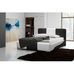 Gepolstertes Bett Orio mit Bettkasten | Beste Qualität Eco-Leder, Madrid 920 + Dot 95