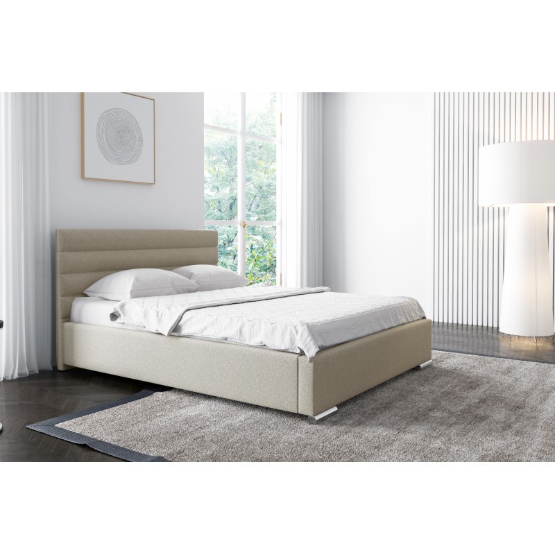 Das gepolsterte Bett Lucca mit Bettkasten – Komfort und Eleganz in einem