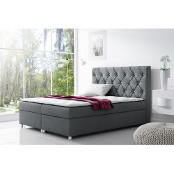 Cama continental Nero con contenedor para ropa de cama - Comodidad y estilo en uno - nan, Primo 8813