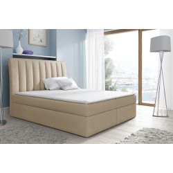Luxuriöses und komfortables Kontinentalbett Rene mit Bettkasten