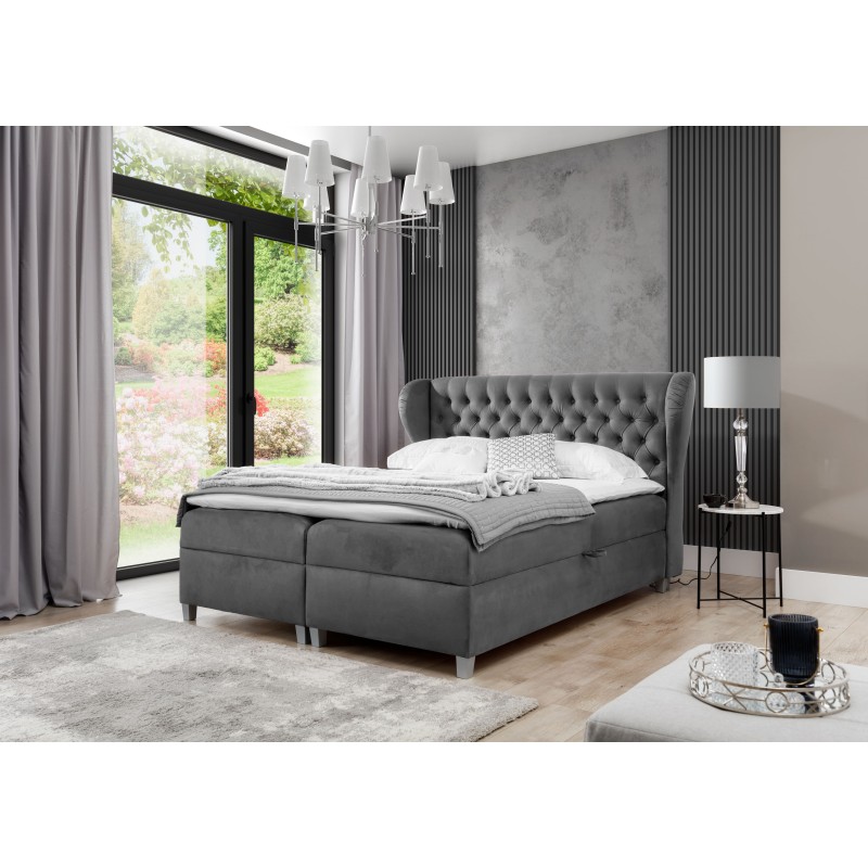 Cama continental Vita: sueño de lujo y elegancia en tu dormitorio.