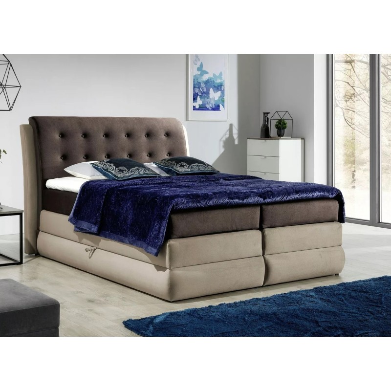 Cama Continental Elegante Royal con Compartimentos para Ropa de Cama | nan, Solar 63 + 61