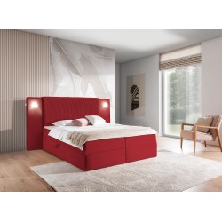 Cama Continental de Lujo Noxar con Iluminación Sensorial