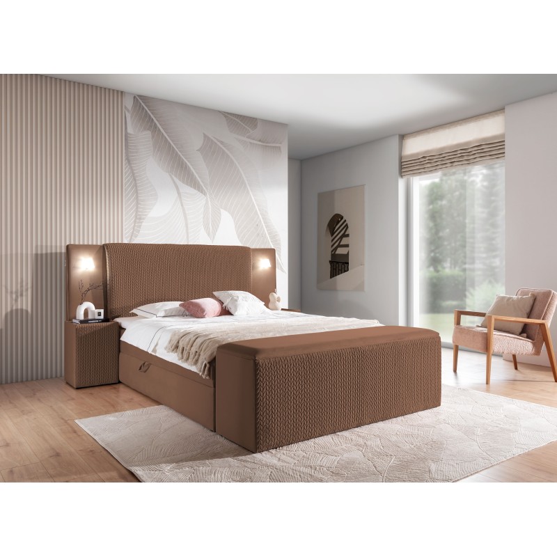 Luxury Noxar Continental Bed with Sensory Lighting Luxury Noxar Continental Bed with Sensory Lighting