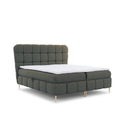 Cama continental Prismo con capitoné decorativo: elegancia y comodidad para dormir Cama continental Prismo con capitoné decorativo: elegancia y comodidad para dormir