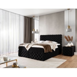 Cama continental Dormo acolchada con botones - comodidad y elegancia en tu dormitorio.