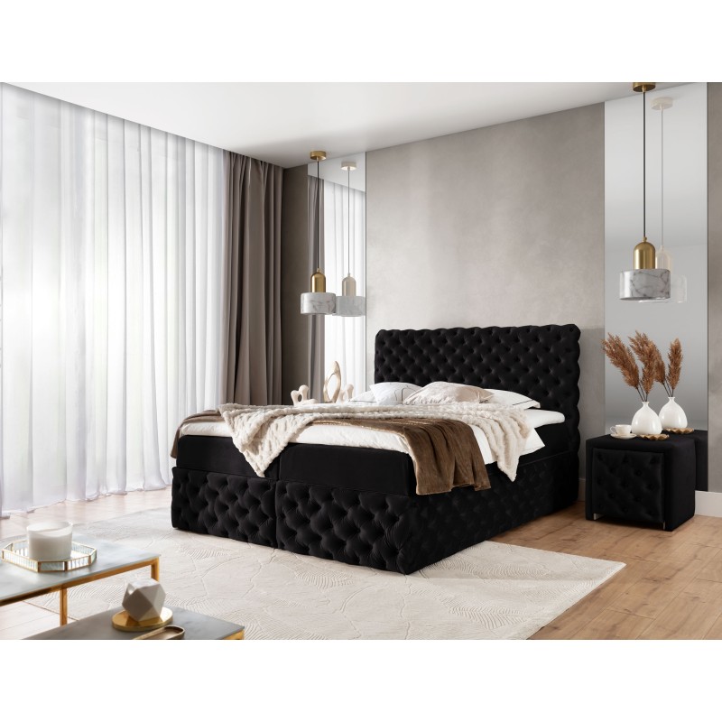 Dormo continental bed tufted with buttons - comfort and elegance in your bedroom