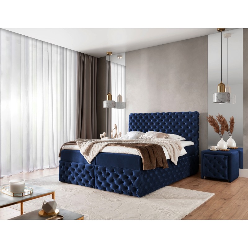 Dormo continental bed tufted with buttons - comfort and elegance in your bedroom