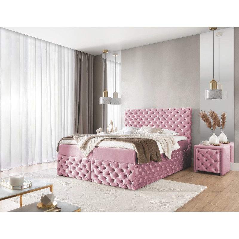 Dormo continental bed tufted with buttons - comfort and elegance in your bedroom