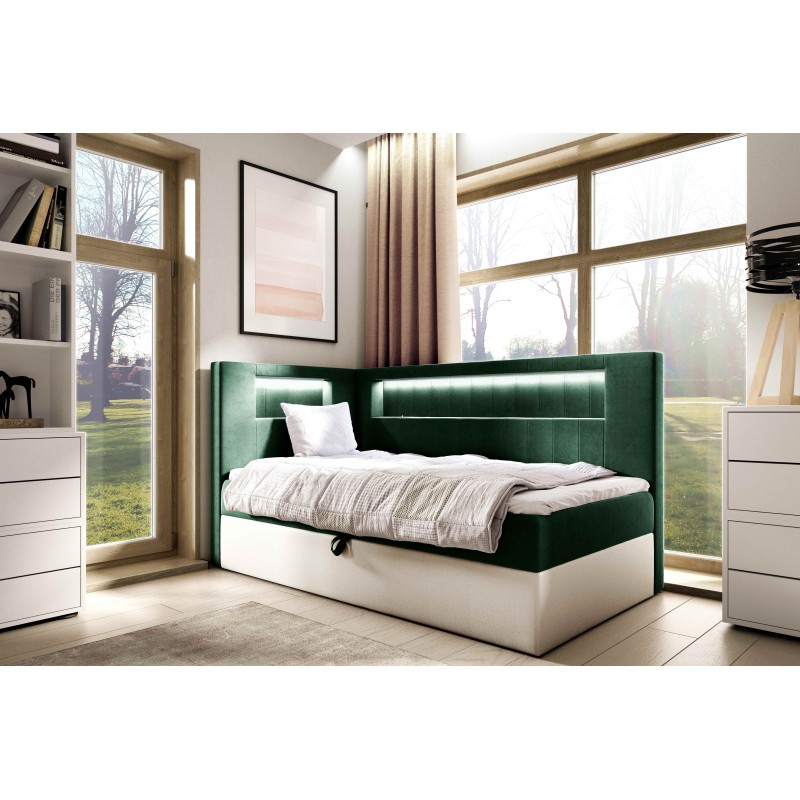 Bett Niva III mit LED-Beleuchtung und Bettkasten
