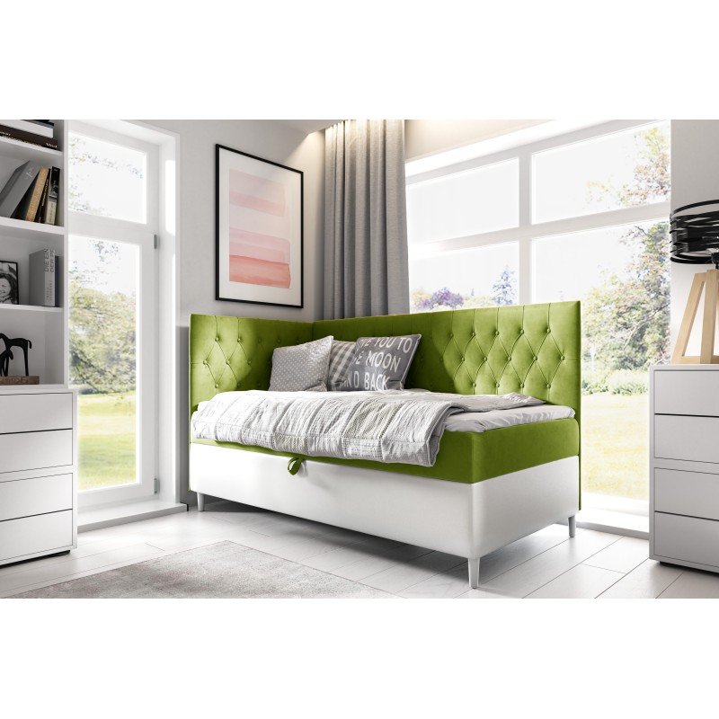 Modena III Bed – A luxurious bedroom furniture piece with a storage compartment for bedding and a sleeping function. Modena III Bed – A luxurious bedroom furniture piece with a storage compartment for bedding and a sleeping function.