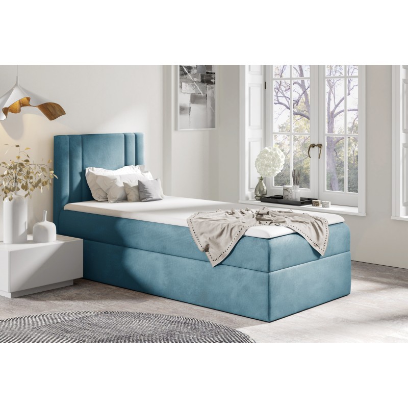 Lineo Mini-Bett mit Stauraum in Nan-Stoff - Komfort und Funktionalität in einem!