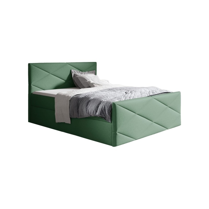 Kontinentalbett Luvero Lux mit Bettkasten Stoff Rico 18 Kontinentalbett Luvero Lux mit Bettkasten Stoff Rico 18