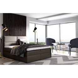 Voltar continental bed with bedding storage, fabric Soft 24