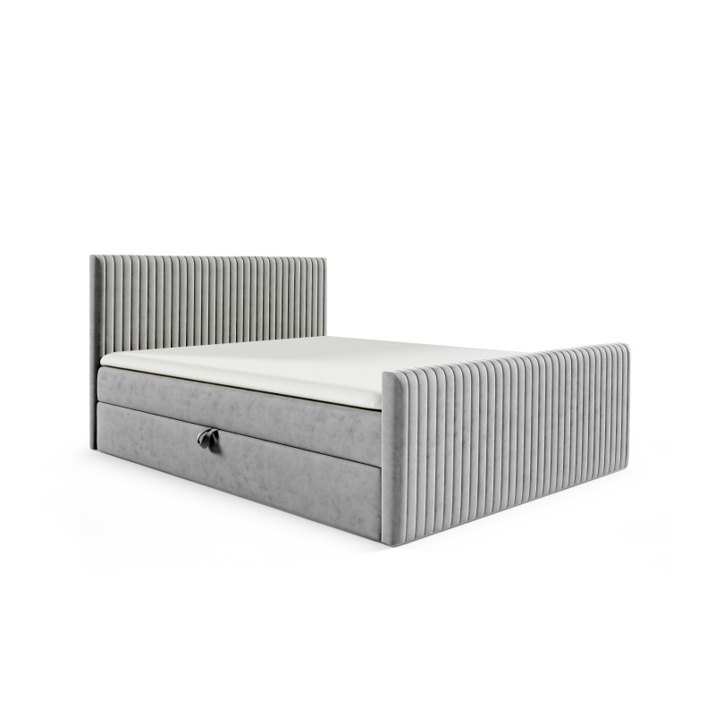 Kontinentales Bett Elven mit Bettkasten, Stoff Fresh 01 Kontinentales Bett Elven mit Bettkasten, Stoff Fresh 01