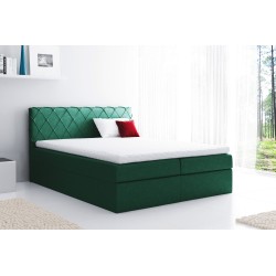 Kontinentalbett Rinovo mit Bettkasten Stoff Riviera 38