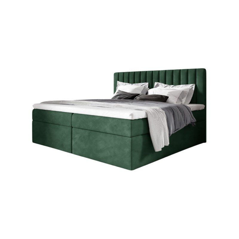 Jorvo continental bed with bedding storage in Fresh 13 fabric Jorvo continental bed with bedding storage in Fresh 13 fabric