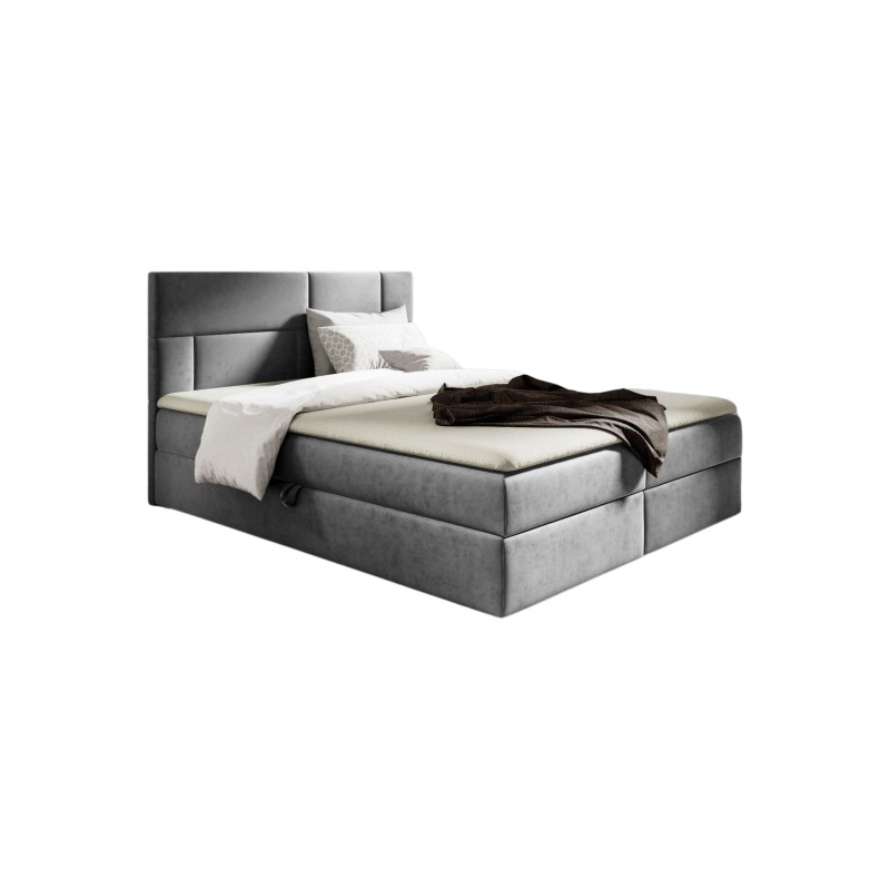 Continental bed Killian with bedding storage in Fresh 32 fabric Continental bed Killian with bedding storage in Fresh 32 fabric