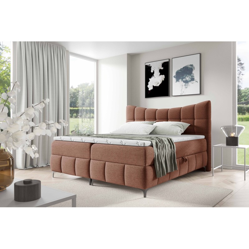 Orivo continental bed with a storage compartment for bedding, fabric Aragon 56 Orivo continental bed with a storage compartment for bedding, fabric Aragon 56