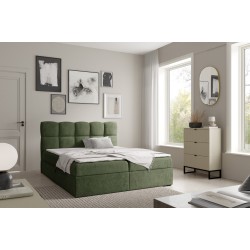 Kontinentalbett Orivo mit Bettkasten Stoff Coral 20