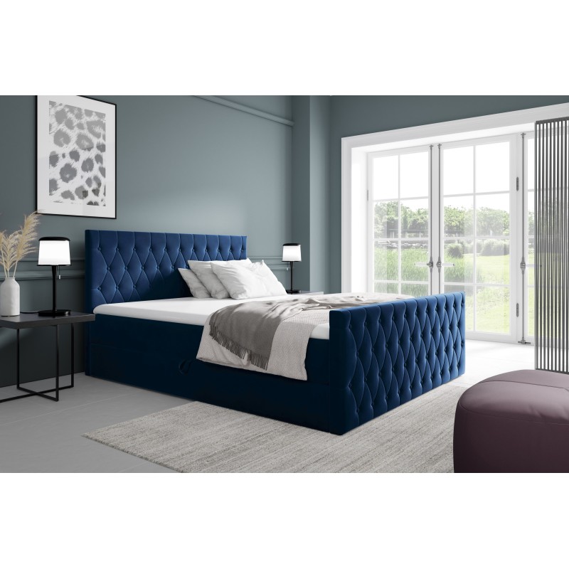 Cama continental Velar con contenedor para ropa de cama tela Fresh 11 Cama continental Velar con contenedor para ropa de cama tela Fresh 11