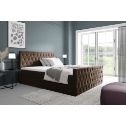 Cama continental Velar con contenedor para ropa de cama, tela Fresh 6