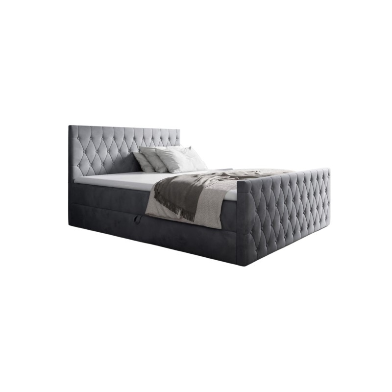 Cama continental Velar con cajón para ropa de cama tela Fresh 32 Cama continental Velar con cajón para ropa de cama tela Fresh 32