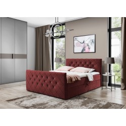 Kontinentales Bett Nomero mit Bettkasten Stoff Riviera 59