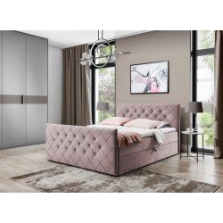 Kontinentalbett Nomero mit Bettkasten Stoff Riviera 62